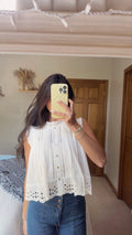 Sunday Brunch Eyelet Top