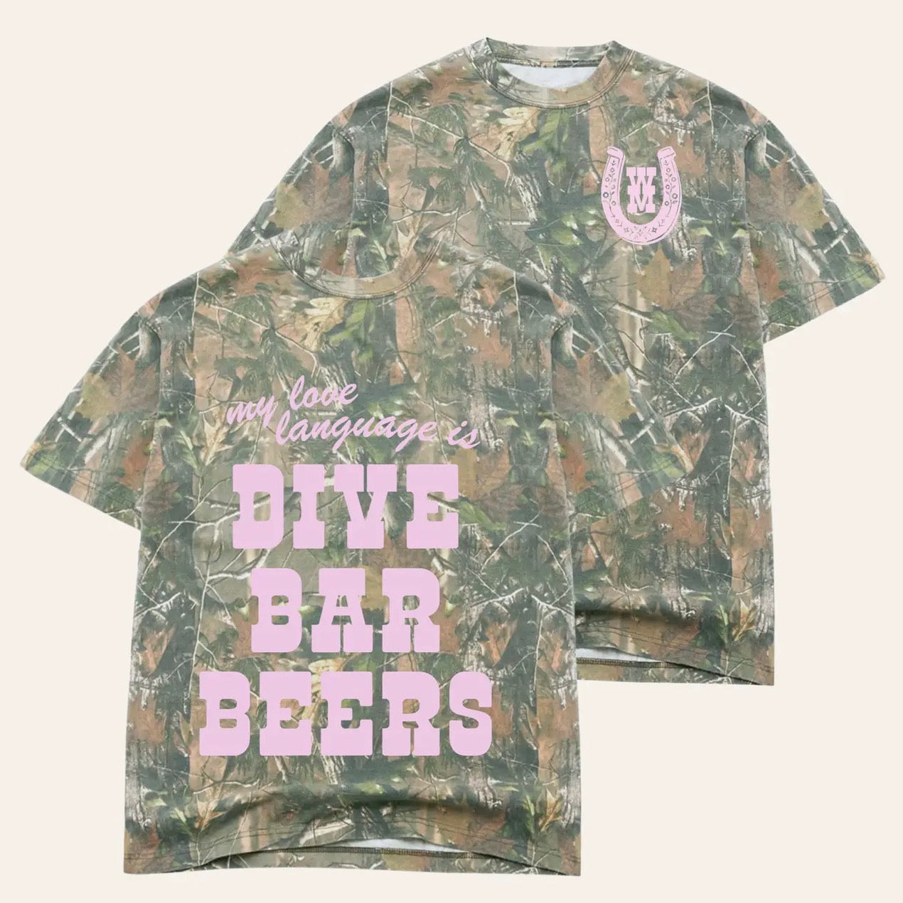 Dive Bar Beers Oversized Graphic