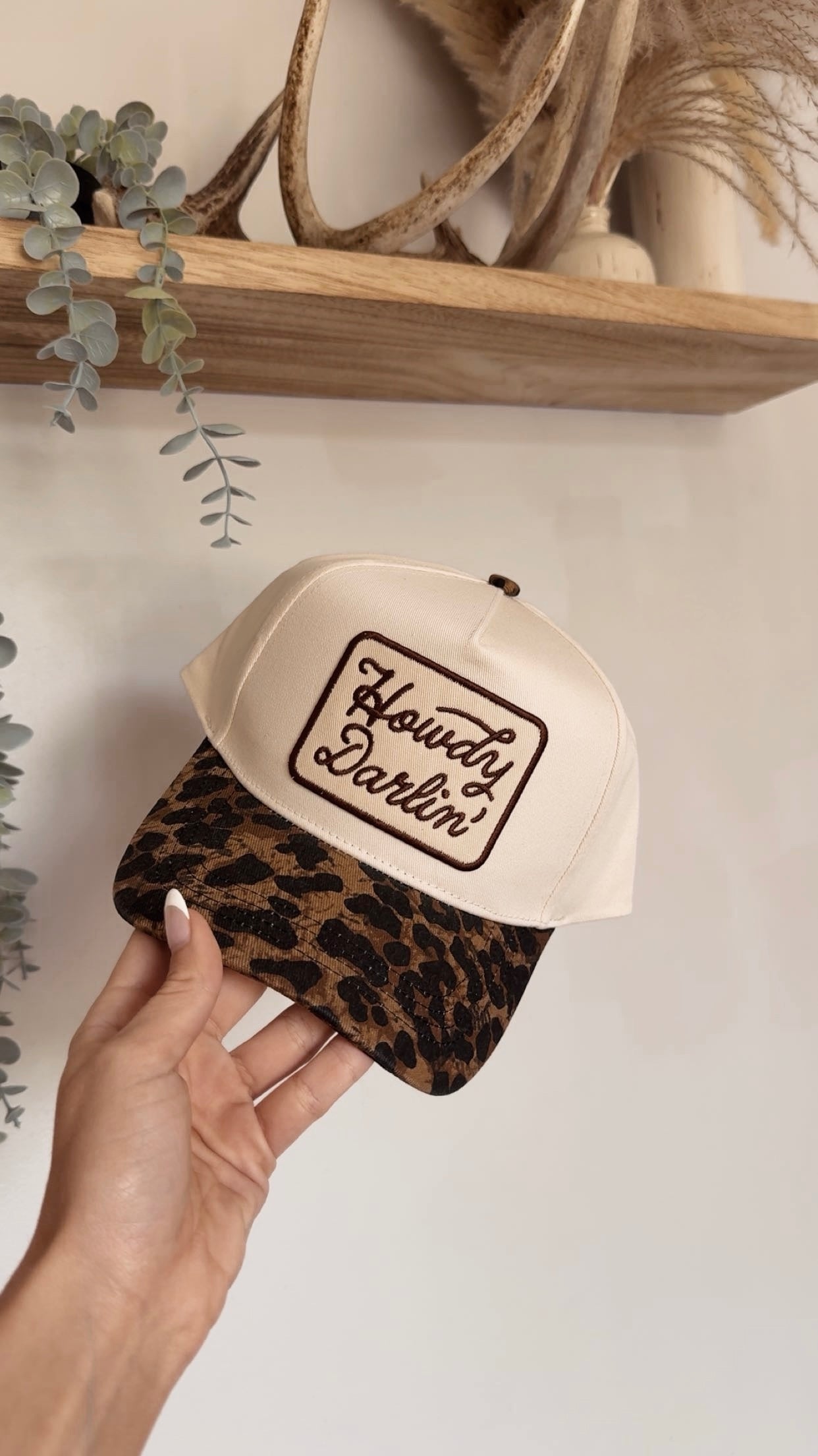 Howdy Darlin' Embroidered Trucker Hat