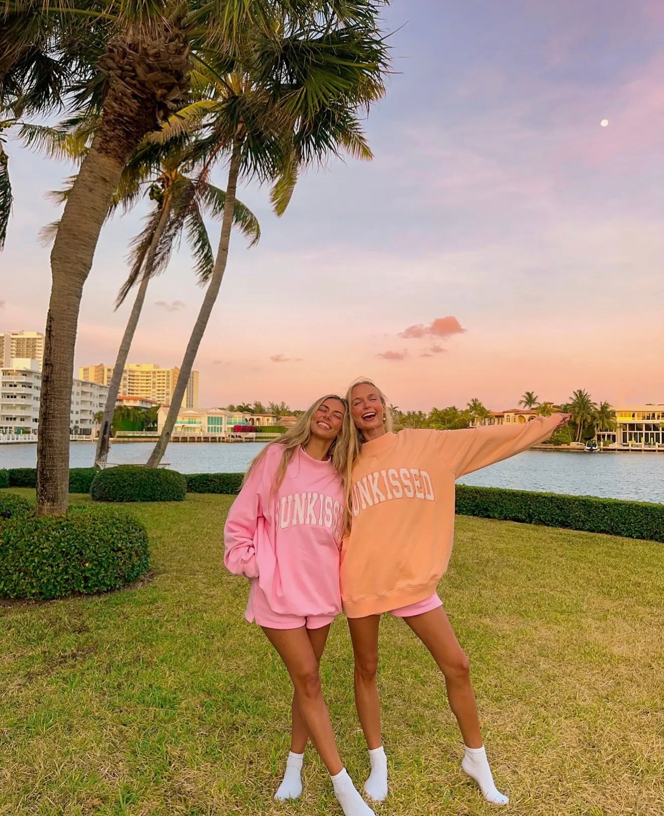 Lottie Pink Sunkissed Embroidered Mockneck