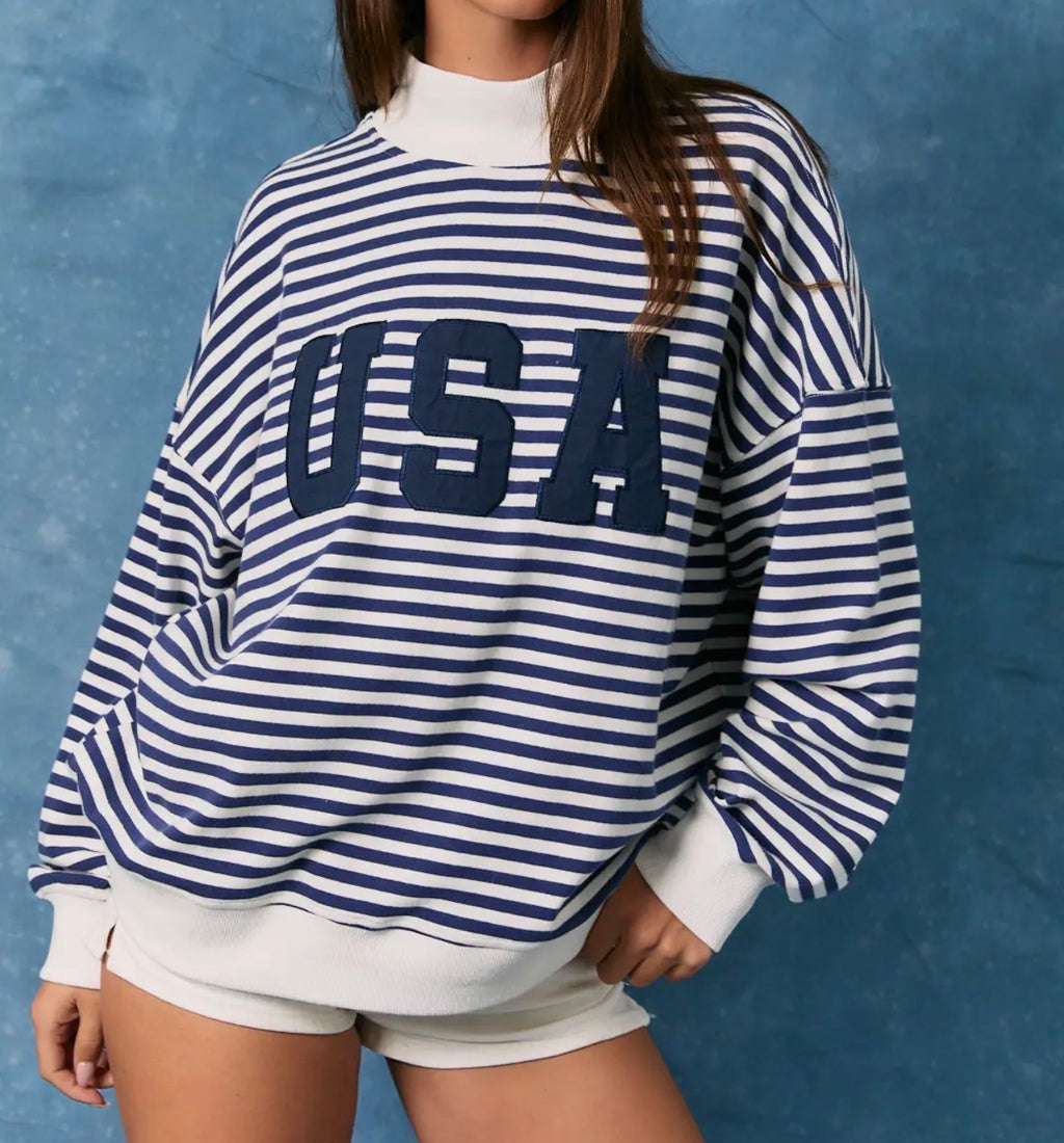 USA Sweetheart Mockneck