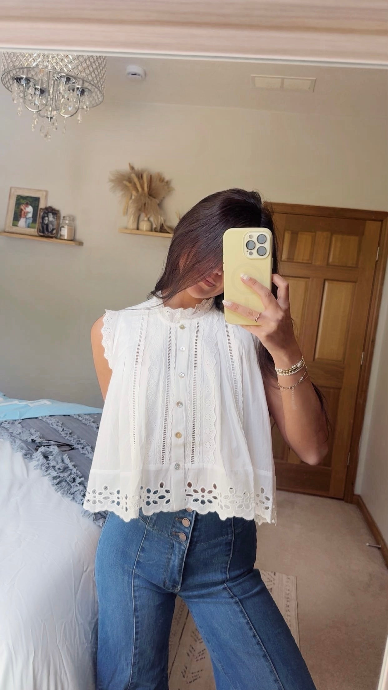 Sunday Brunch Eyelet Top