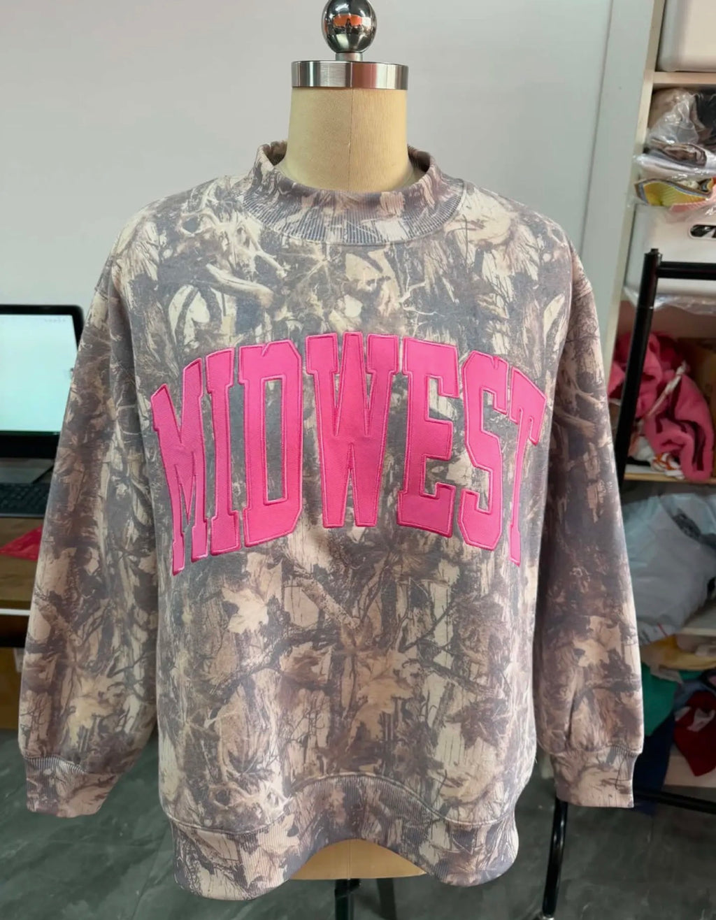 Midwest Camo Mockneck (pre-order ships to you Aug. 3rd-5th)