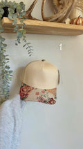Floral Brim Trucker
