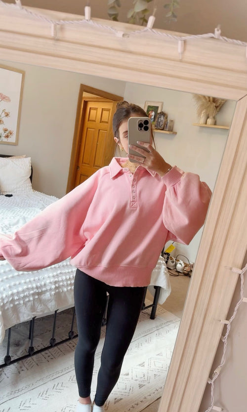 Balloon Sleeve Pullover