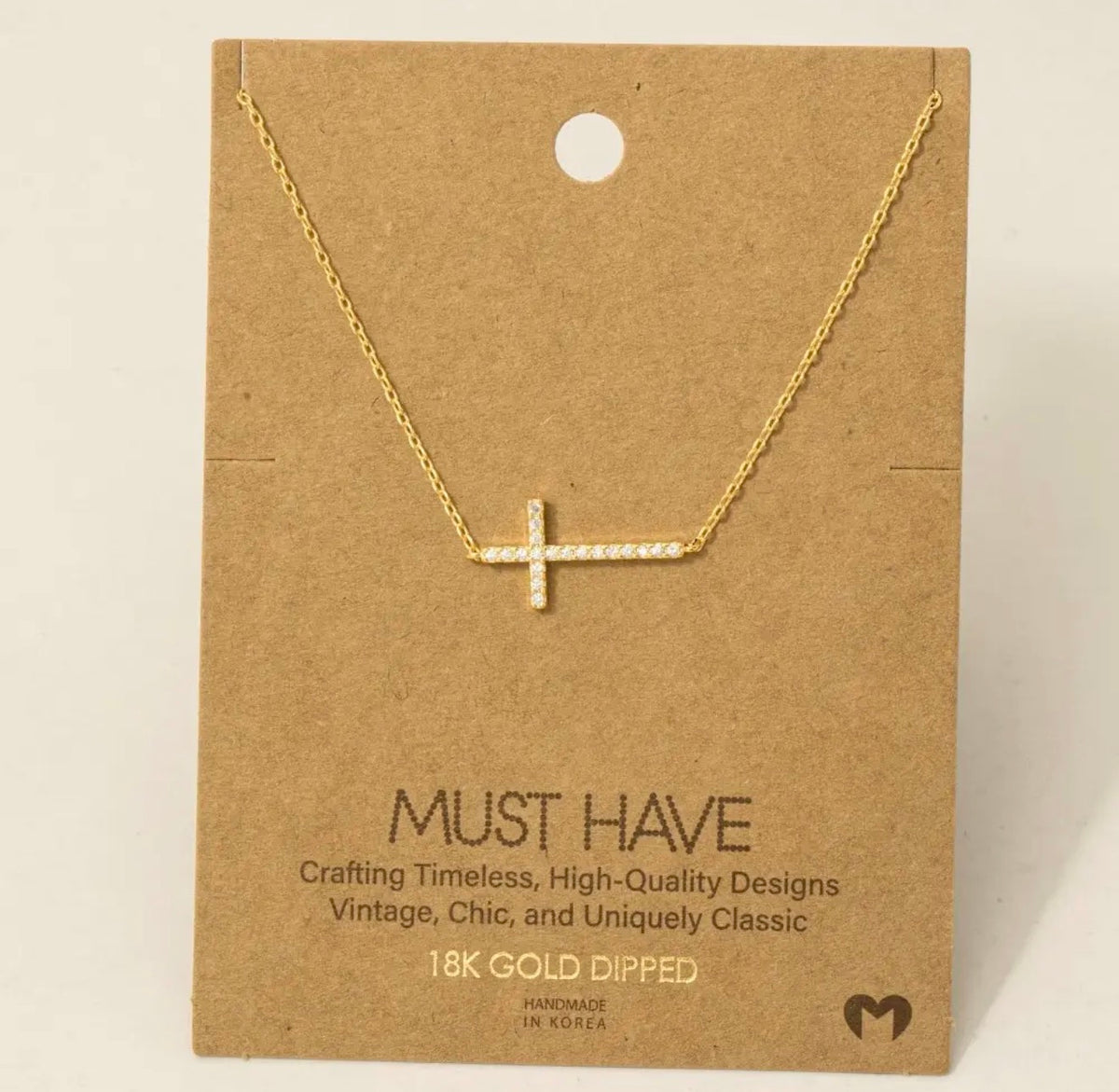 Cross Pendant Necklace
