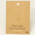 Mini Horseshoe Pendant Necklace