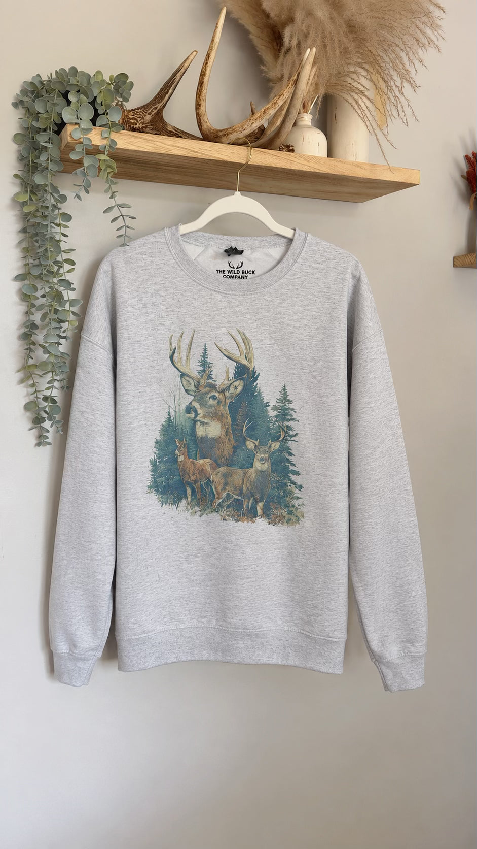 Vintage Deer Crew
