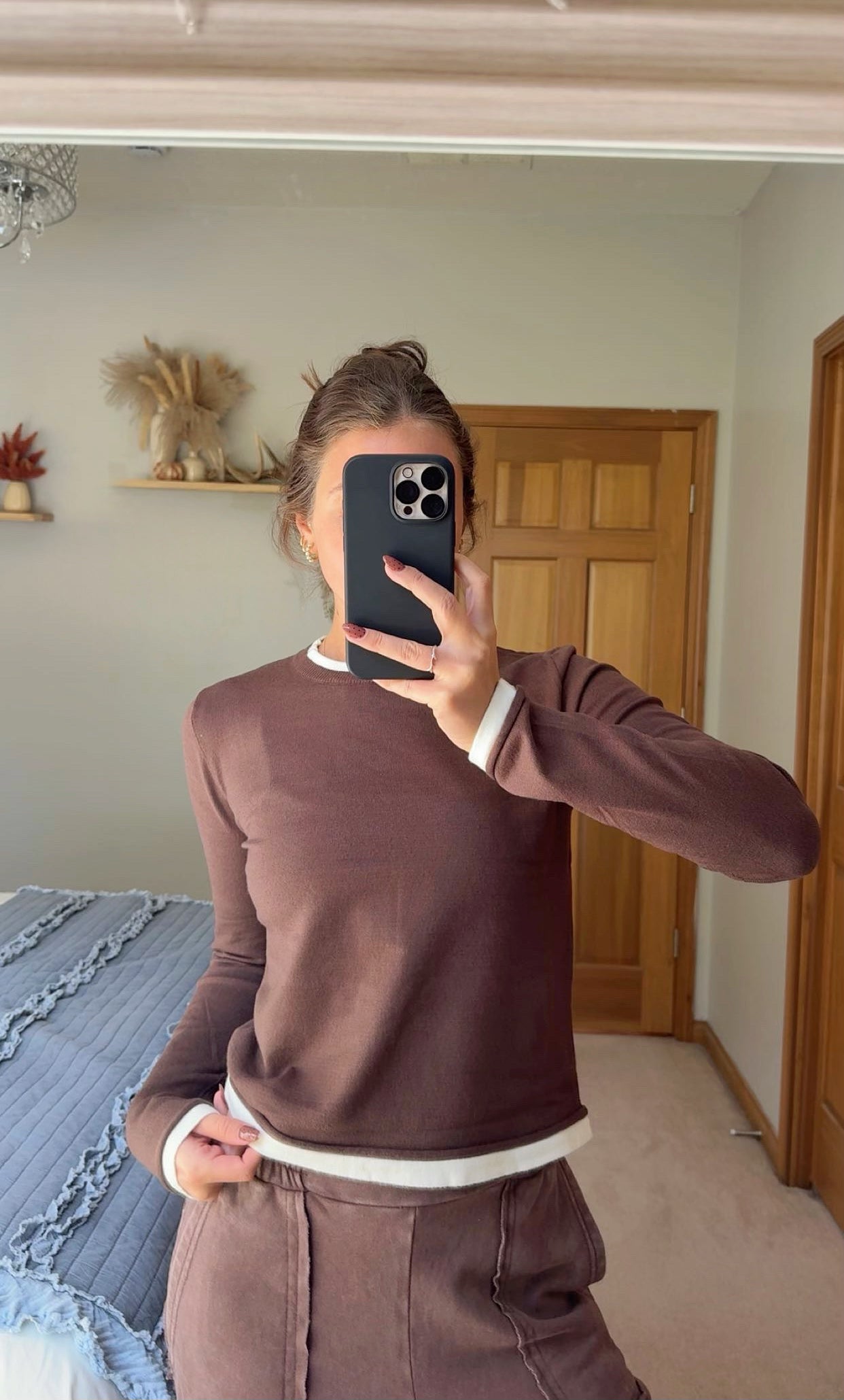 Contrast Long Sleeve